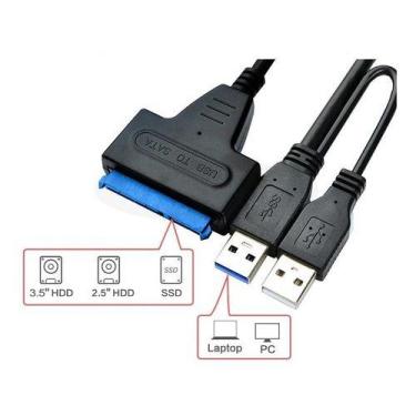 Imagem de Cabo Adaptador Usb 3.0 Para Sata Hd 2.5 e 3.5 FY-774