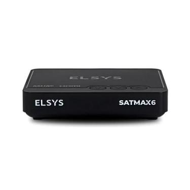 Imagem de Receptor De Tv Via Satelite Elsys Sathd Satmax 6 Preto, Bivolt