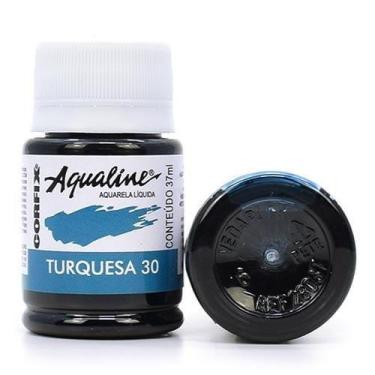 Imagem de Aquarela Líquida Aqualine Corfix 37ml, 30 TURQUESA