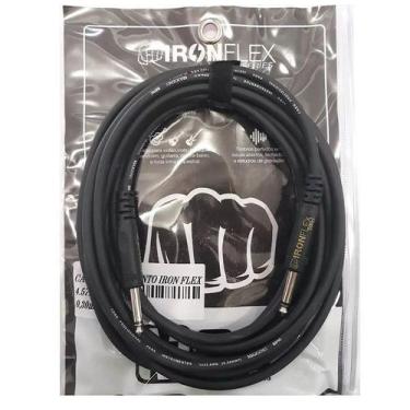 Imagem de Cabo Para Guitarra Mac Iron Flex 0,30m 4Mts 90 Graus IF15LB - Izzo