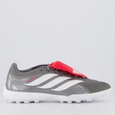 Imagem de Chuteira Adidas Predator League Society Cinza, 37