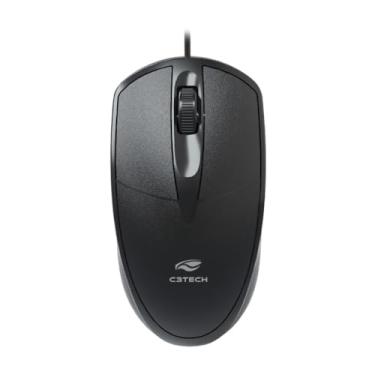Imagem de Mouse USB C3Tech MS-31BK com Fio Óptico 1000 DPI Ambidestro Preto