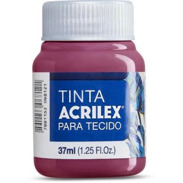 Imagem de Tinta para Tecido Fosca 37ML Vermelho Carmim - Acrilex