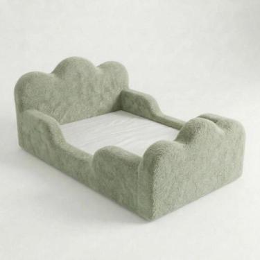 Imagem de Cama Montessori Infantil Sonhos Duo Casal - Verde - Inflow Sofá