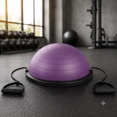 Imagem de Meia Bola Bosu Suiça Balance Dome Ball Pilates Yoga Sports - Suíça, Ro
