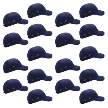 Imagem de Bone com Capacete EPI Kit 18 Uni Obra Seguranca Casquete Trabalho Cons