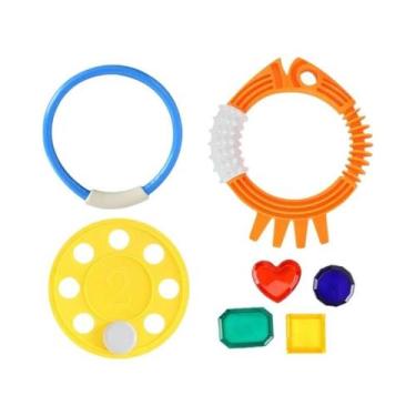 Imagem de Conjunto De Brinquedos Coloridos Para Mergulho Na Piscina De Verão, Ac