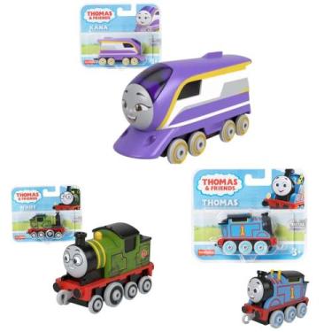 Imagem de Kit C/3 Trenzinhos Thomas e Seus Amigos - Fisher-Price, Kana, Whiff, T