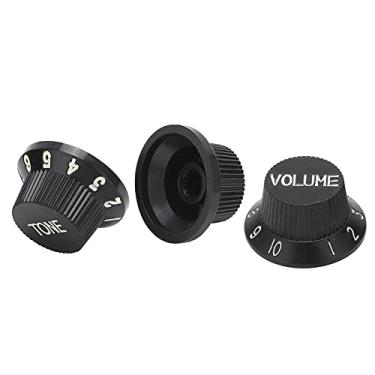 Imagem de Guitar Control Top, Robusto Durável Botão de Controle de Guitarra Botão de Controle de Volume da Guitarra para Alunos para Iniciantes(Preto)