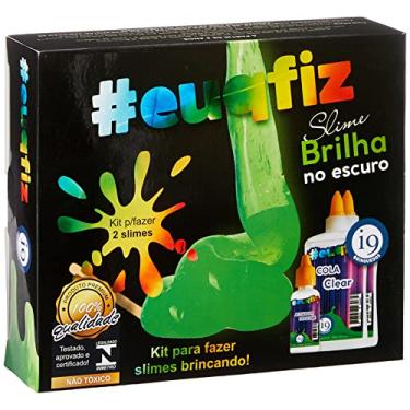 Imagem de Slime, Kit 2 Brilha no Escuro Slime, Euqfiz, I9 Brinquedos