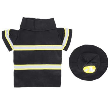 Imagem de 01 Roupas para cães de estimação, roupas fáceis de usar para animais de estimação suéteres com chapéu para uso diário ou festa temática de aniversário, viagem ou fotografia (GG)