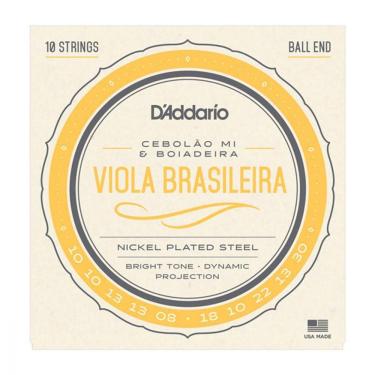 Imagem de Encordoamento De Aço Para Viola Brasileira Ej82c - Cebolão Mi / Boiadeira