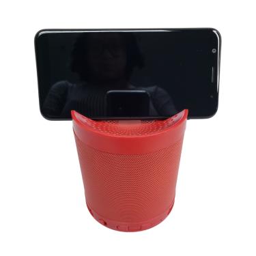 Imagem de Caixa De Som Bluetooth Suporte p/ Smartphone Vl-q3 vermelho