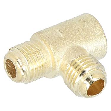 Imagem de Adaptadores de conector de 3 vias, adaptador de conexão de tubulação com rosca controle preciso durável sem vazamento para compressor de ar 550W