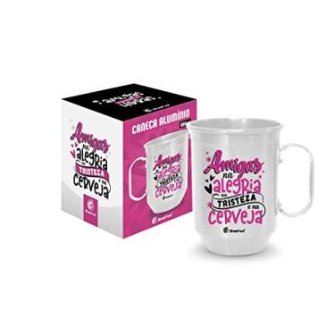 Imagem de Caneca Alumínio 600ml - Amigas - BrasFoot