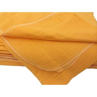Imagem de Capa de para-choque e protetor de assento, laranja, 24 peças, 100% algodão natural macio, protege superfícies automotivas, interiores de carros, assentos, ideal para oficinas, oficinas, projetos DIY