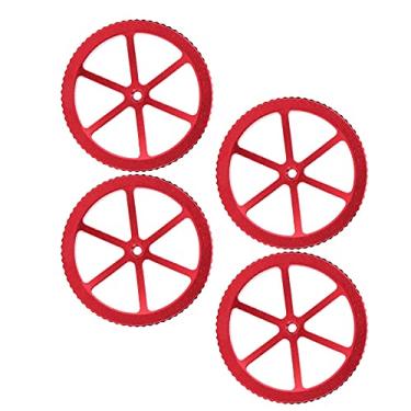 Imagem de Torção manual de alumínio, porca de nivelamento torcido 4 peças duráveis ​​para impressora 3D para computador