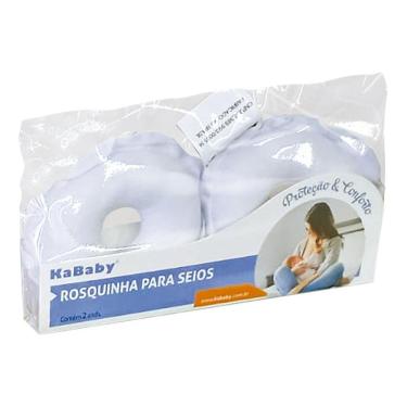 Imagem de Conjunto De 2 Rosquinhas Para Seios Kababy Branco