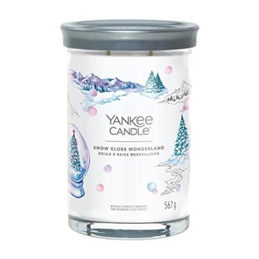 Imagem de Yankee Candle Vela perfumada exclusiva | Vela grande de copo de neve no País das Maravilhas com pavios duplos | Mistura de cera de soja