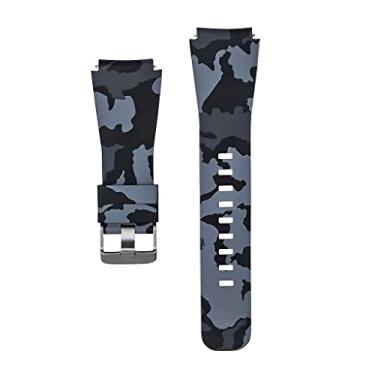 Imagem de Pulseiras NSmart compatíveis com Amazfit GTR 47MM / GTR 2 / GTR 2e / GTR 3 / GTR 4 (Cinza camuflada)