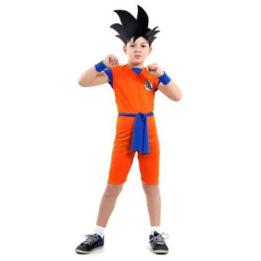 Imagem de Fantasia Goku Infantil Curta Dragon Ball Z Licenciada Sulamericana 916