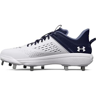 Imagem de Under Armour Chuteira de beisebol masculina Yard Low Mt, Azul-marinho meia-noite, 41