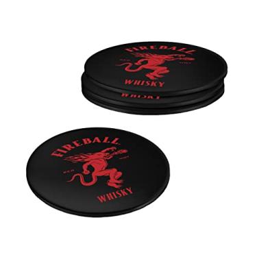 Imagem de Fireball Conjunto de porta-copos de 4 peças