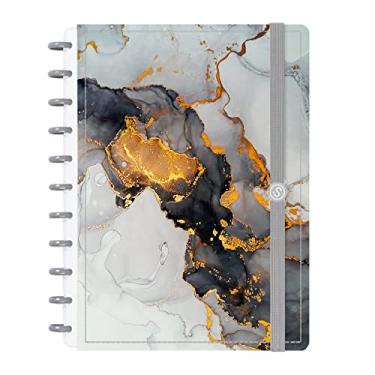 Imagem de Caderno De Disco ISCOOL Inteligente G Mármore Cinza