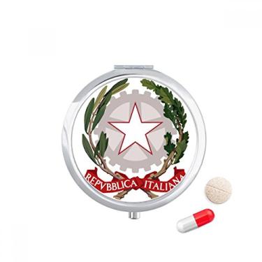 Imagem de Porta-comprimidos, bolso com emblema nacional da Itália Europa