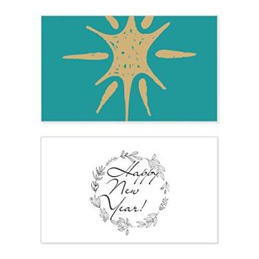 Imagem de Luz solar abstrata padrão arte ano novo festival felicitações cartão Bless mensagem presente