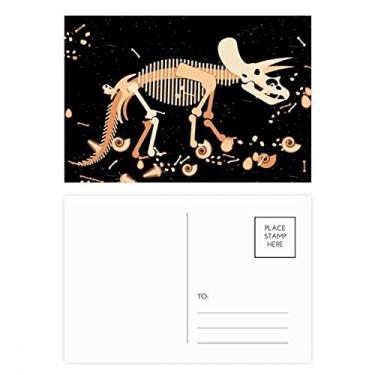 Imagem de Bones Bone – Conjunto de cartões postais de dinossauro, cartão de felicitações