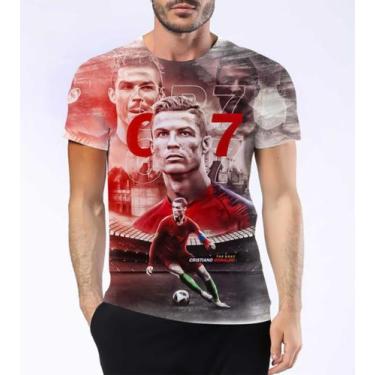 Imagem de Camisa Camiseta Cristiano Ronaldo Cr7 Jogador Futebol Hd 3 - Estilo Kr