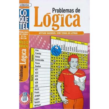 Livro de Passatempo Coquetel Coleção Problemas de Lógica em