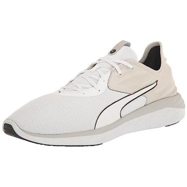 Imagem de PUMA Tênis de corrida masculino Better Foam Emerge Cross Trainer, Puma branco-cinza violeta-puma preto, 41