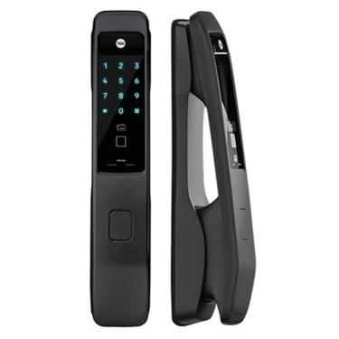 Imagem de Fechadura Biométrica Yale YMI 70A APP  - Trinco Lingueta e Reversível