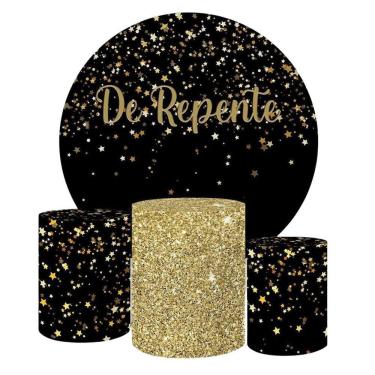 Imagem de Painel Redondo E Capas Tecido Sublimado De Repente Fkpc-1383