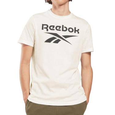 Imagem de Camiseta Reebok Big Logo Masculina Off White