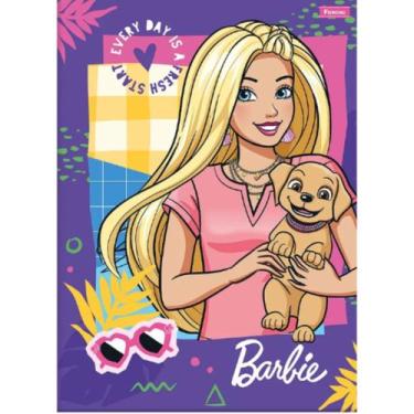Imagem de Caderno Brochura 1/4 Barbie 80 Fls - Foroni