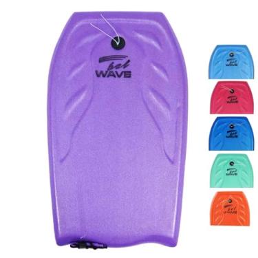 Imagem de Prancha Bodyboard Média 73cm Para Mar Surf Amador Infantil Brinquedo De Praia - 30100 Belfix - Roxo