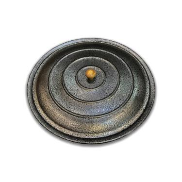 Imagem de Tampa Avulsa De Alumínio Craqueado Para Panelas Disco De Arado Chapas (40 cm)