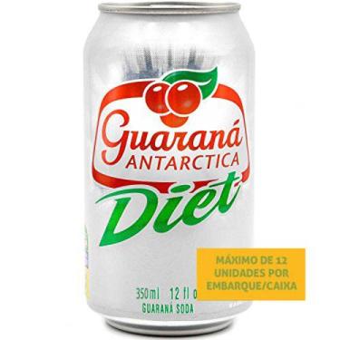 Imagem de Refrigerante Lata Guaraná Antarctica Zero Diet - 12 Unidades 350ml - G