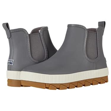 Imagem de Sperry Bota de chuva feminina Torrent Chelsea, Cinza, 8.5