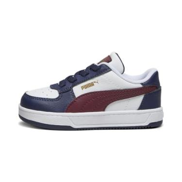 Imagem de PUMA Tênis infantil unissex Caven 2.0, Puma Jasper-puma branco-escuro azul-marinho dourado, 9 Toddler