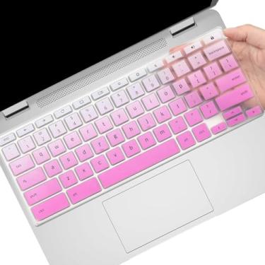 Imagem de Capa de teclado para Acer Chromebook 314 514 CB314-4HT CB514-3H/3HT, Chromebook Plus Enterprise 514 CBE574-1/CBE574-1T, Chromebook 515 CB515-2H/CB515-2HT CBE595-1/CBE595-1/CBE595-1/CBE599 5-1T -