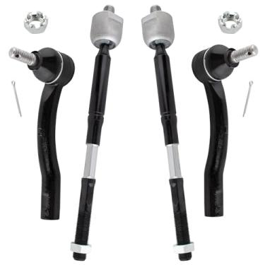 Imagem de YMAUGP Kit de elos de extremidade de direção dianteiros internos externos peça de direção de suspensão EV470 ES80431 ES80432 para Toyota Corolla 2003 2004 2005 2006 2007 2008