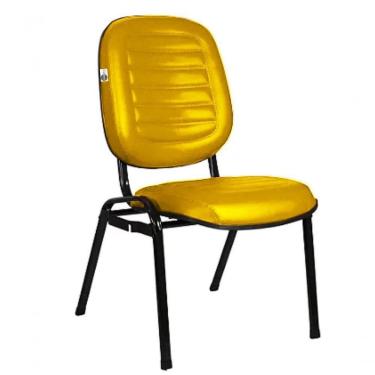 Imagem de Cadeira Empilhável Para Igrejas Evangélicas Linha Holy Amarelo