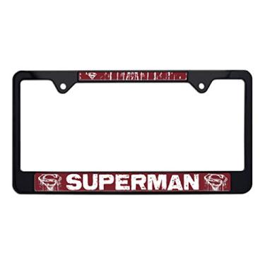 Imagem de Moldura de placa preta envelhecida Superman