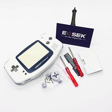 Imagem de Pacote de invólucro EXSEK GBA compatível com Gameboy Advance, Branco