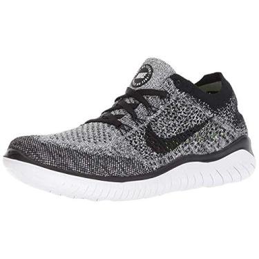 Imagem de Nike Women's Free RN Flyknit 2018 White Black 942839-101