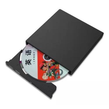 Imagem de Leitor De Dvd Para Computador E Notebook Com Usb 2.0 Cd Cor Prateado -
